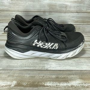 HOKA ONE ONE Bondi 7 Men's Size 10 Running Shoes Black